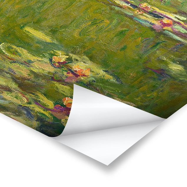 Poster - Claude Monet - Verde Ninfee - Panorama formato orizzontale