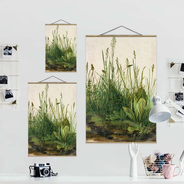 Foto su tessuto da parete con bastone - Albrecht Durer - The Great Lawn - Verticale 3:2