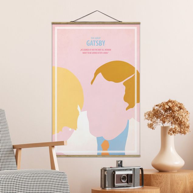 Foto su tessuto da parete con bastone - Poster del film Il grande Gatsby - Verticale 3:2