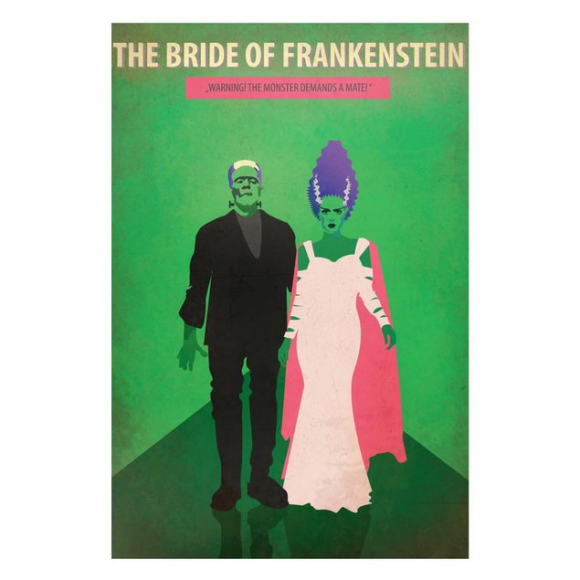 Lavagna magnetica - Poster del film La moglie di Frankenstein - Formato verticale 2:3