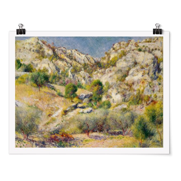 Poster - Auguste Renoir - Rock In Estaque - Orizzontale 3:4