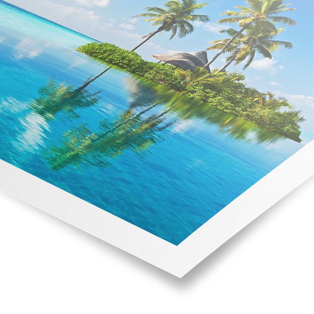 Poster - Tropical Paradise - Quadrato 1:1