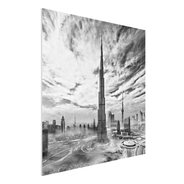 Quadro in forex - Dubai Super Skyline - Quadrato 1:1
