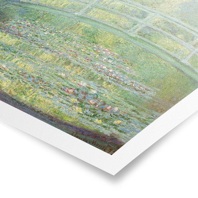 Poster - Claude Monet - Ponte giapponese - Quadrato 1:1