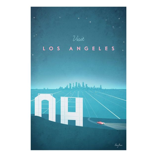 Stampa su Forex - Poster Travel - Los Angeles - Verticale 3:2