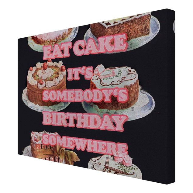 Stampa su tela - Eat Cake It's Birthday