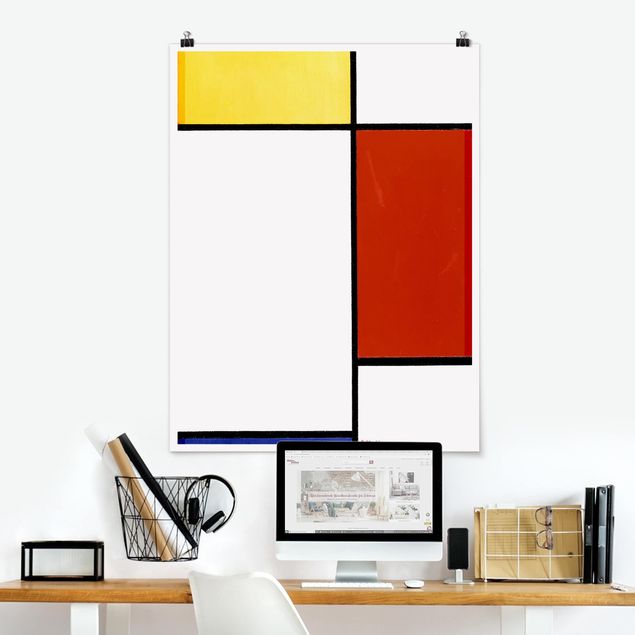 quadro astratto Piet Mondrian - Composizione I