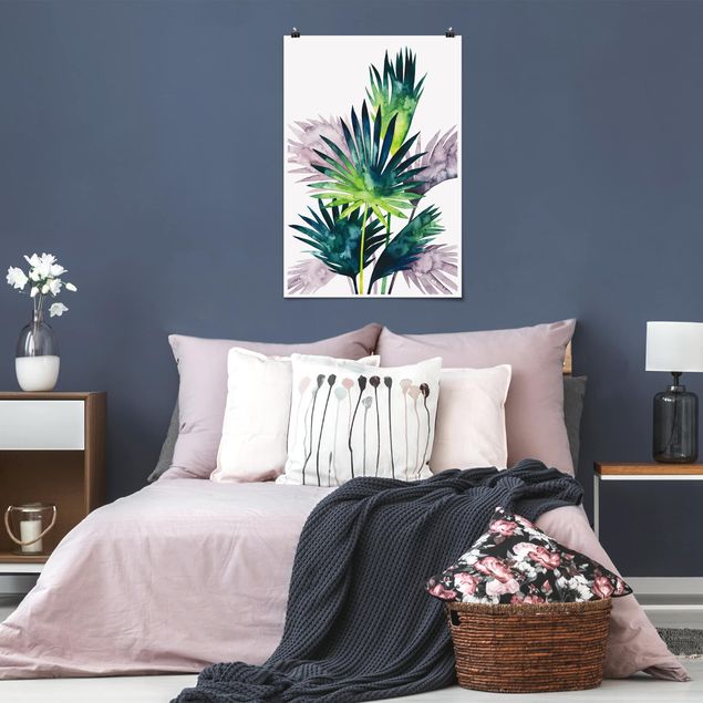 Poster - Exotic Foliage - Palma - Verticale 3:2