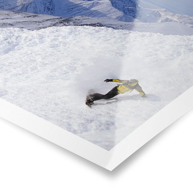 Poster - Snowboard - Quadrato 1:1
