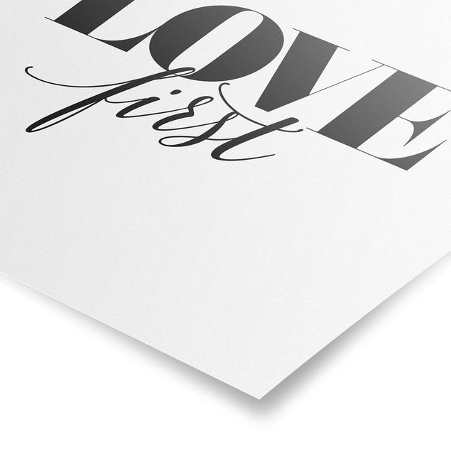 Poster - amore Prima - Quadrato 1:1