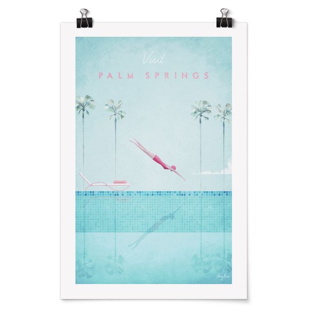 Poster - Poster Travel - Palm Springs - Verticale 3:2