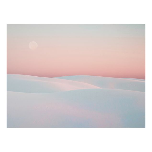 Paraschizzi in vetro - Dune al chiaro di luna - Formato orizzontale 4:3