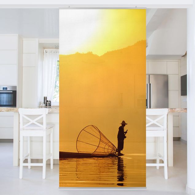 Tenda a pannello Fishing in Sunrise 250x120cm
