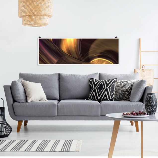 Poster - incantato Fuoco - Panorama formato orizzontale