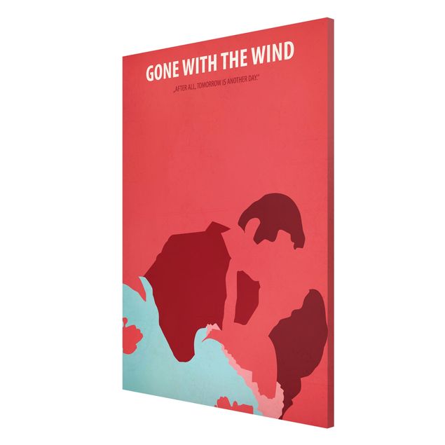Lavagna magnetica - Film Poster Via col vento - Formato verticale 2:3
