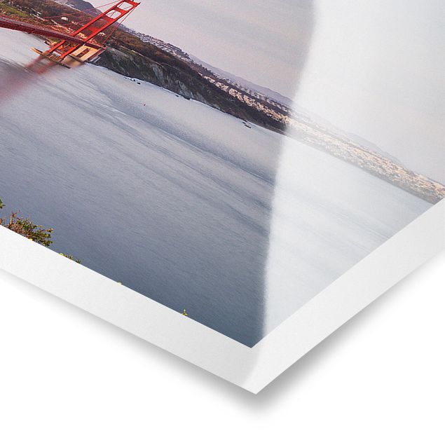 Poster - Golden Gate Bridge di San Francisco - Panorama formato orizzontale