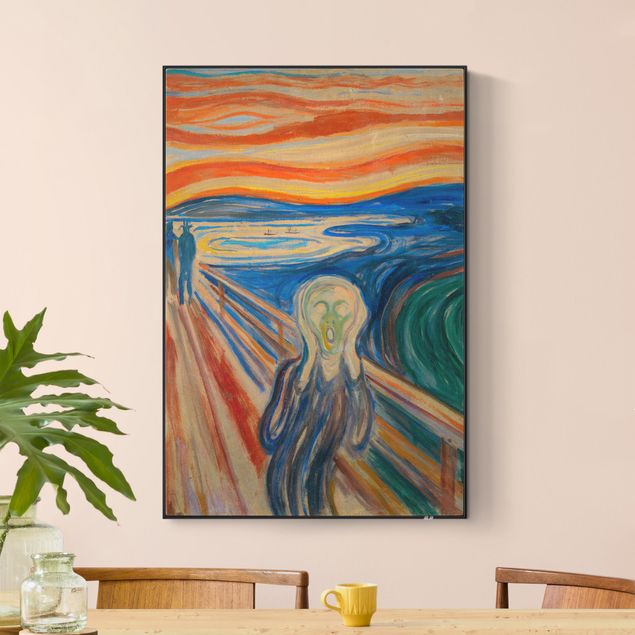 Quadro fonoassorbente intercambiabile - Edvard Munch - L'urlo