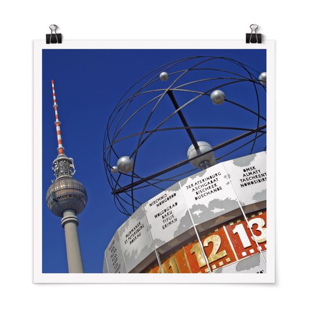 Poster - Berlin Alexanderplatz - Quadrato 1:1