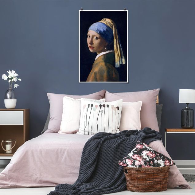 Poster - Jan Vermeer van Delft - Ragazza con l'orecchino di perla - Verticale 3:2