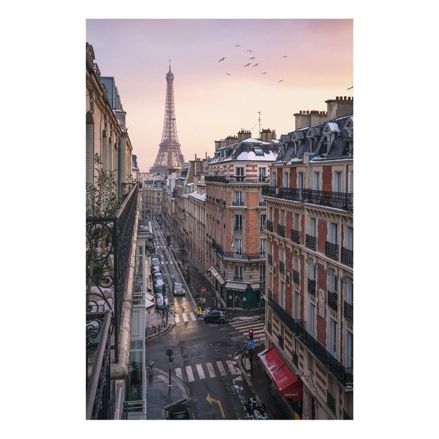 Stampa su Forex - La torre Eiffel al tramonto - Formato verticale 2:3