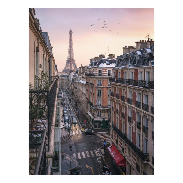 Stampa su Forex - La torre Eiffel al tramonto - Formato verticale 3:4