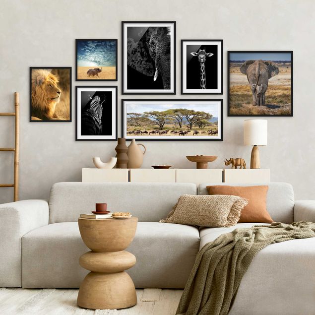 Poster da parete Un safari in Africa
