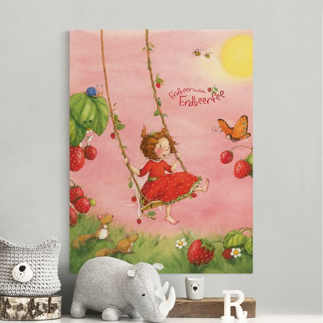 Riproduzione quadri su tela The Strawberry Fairy - L'altalena dell'albero