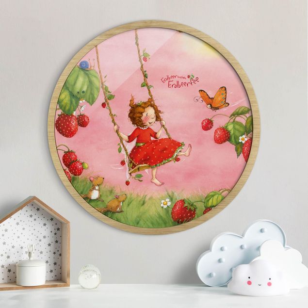 quadri con animali The Strawberry Fairy - L'altalena dell'albero