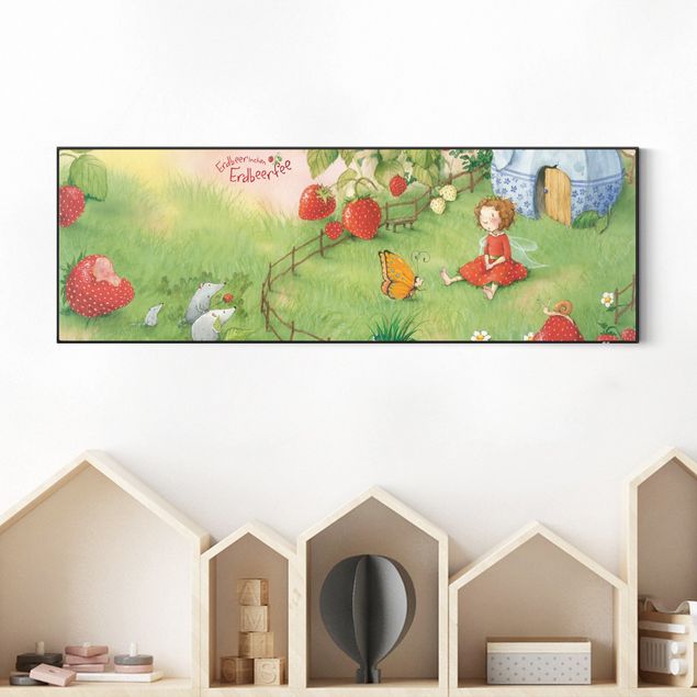 quadri con animali The Strawberry Fairy - In giardino