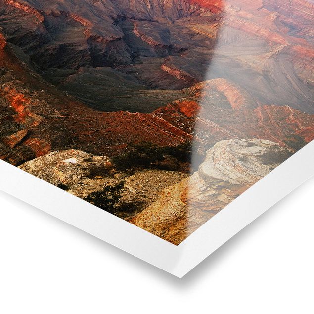 Poster - Grand Canyon dopo il tramonto - Quadrato 1:1