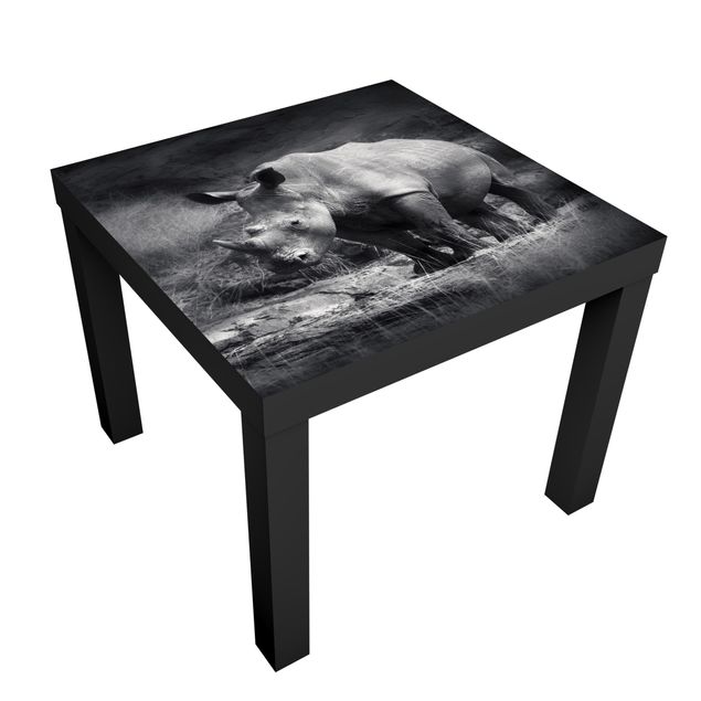 Carta adesiva per mobili IKEA - Lack Tavolino Lonesome Rhinoceros