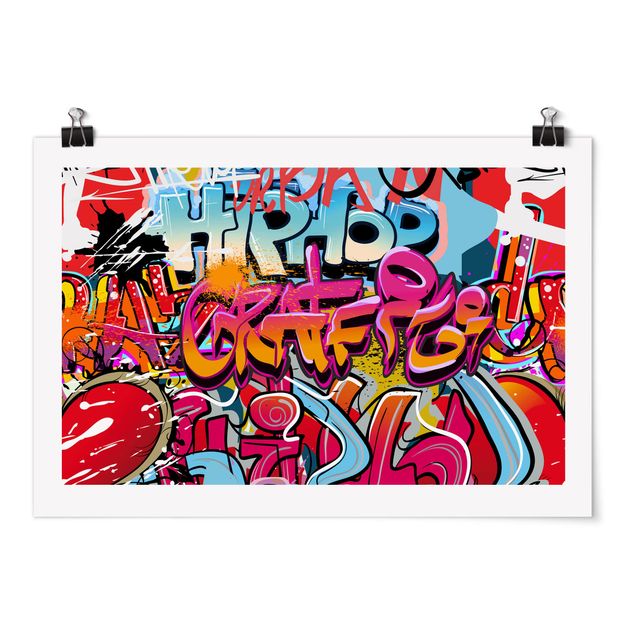 Poster - Hip Hop dei graffiti - Orizzontale 2:3