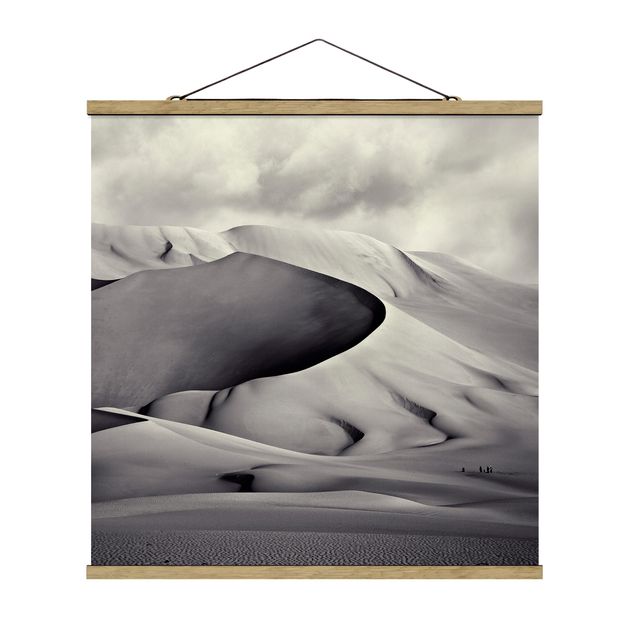 Quadro su tessuto con stecche per poster - Nel Sud del Sahara - Quadrato 1:1