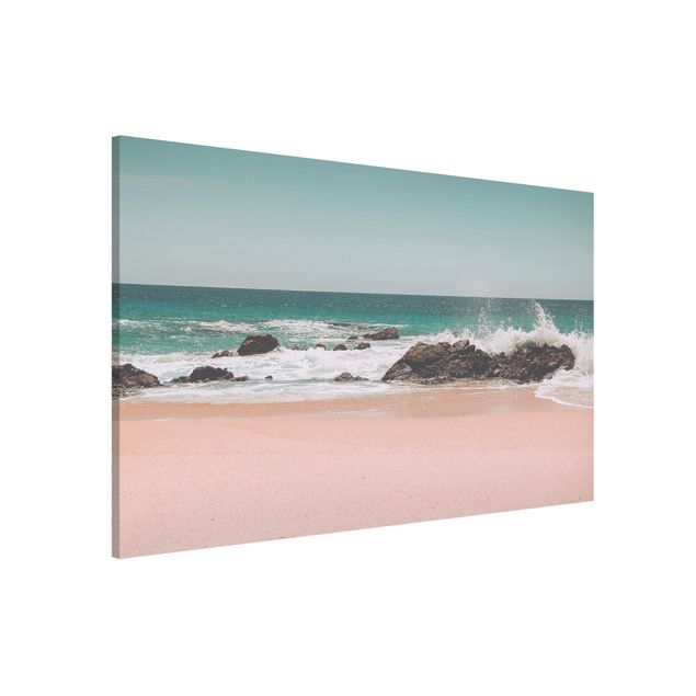 Lavagna magnetica per ufficio Spiaggia soleggiata in Messico