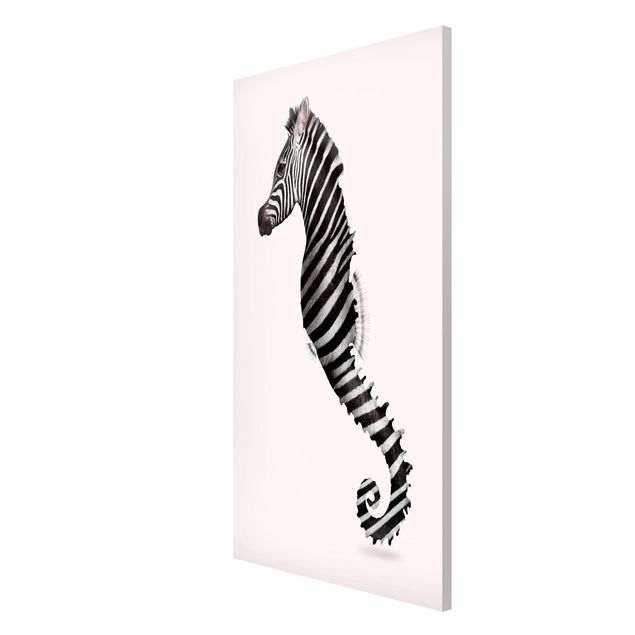 Lavagna magnetica - Seahorse Con Zebra Stripes - Formato verticale 4:3