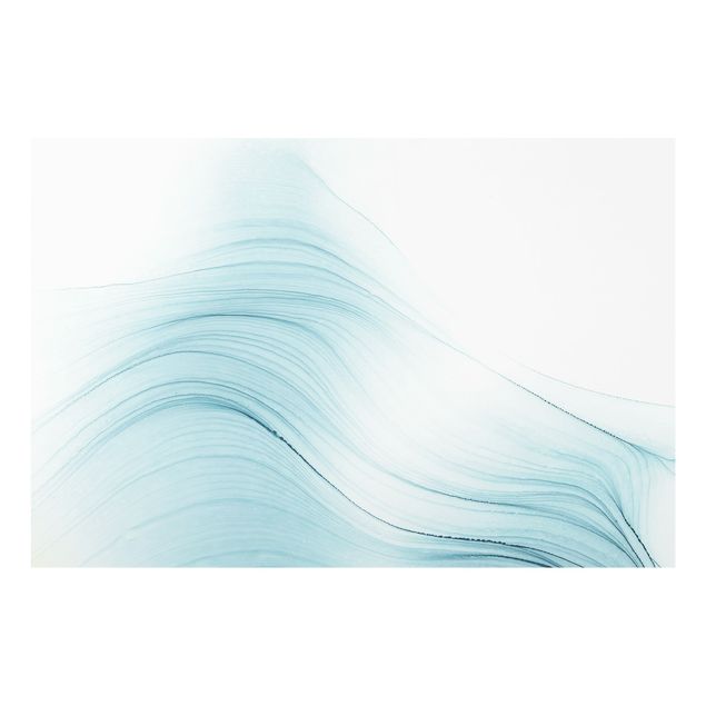 Paraschizzi in vetro - Tocco mélange di blu - Formato orizzontale 3:2