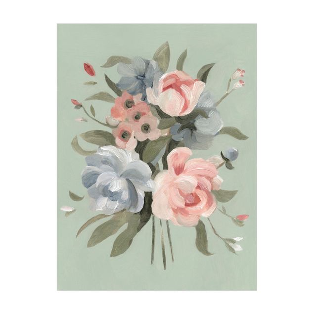 Tappeti color pastello Bouquet in colori pastello II