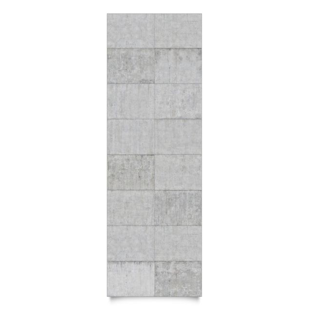 Pellicola adesiva - Effetto mattoni di cemento grigio