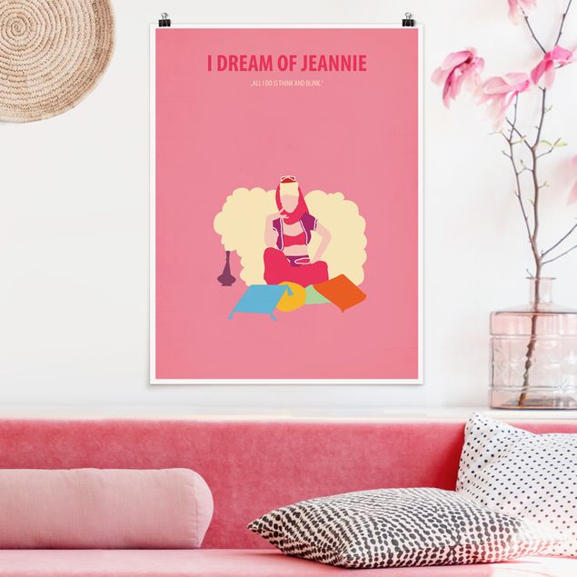 Poster illustrazioni Locandina film I Dream Of Jeannie