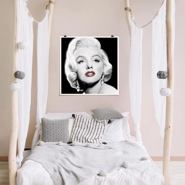 poster vintage originali Marilyn con gli orecchini