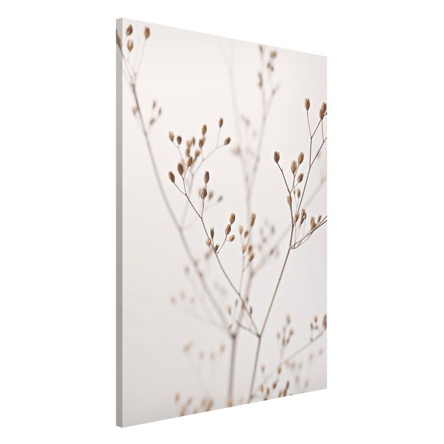 Lavagna magnetica per ufficio Delicate gemme su ramo di fiori selvatici