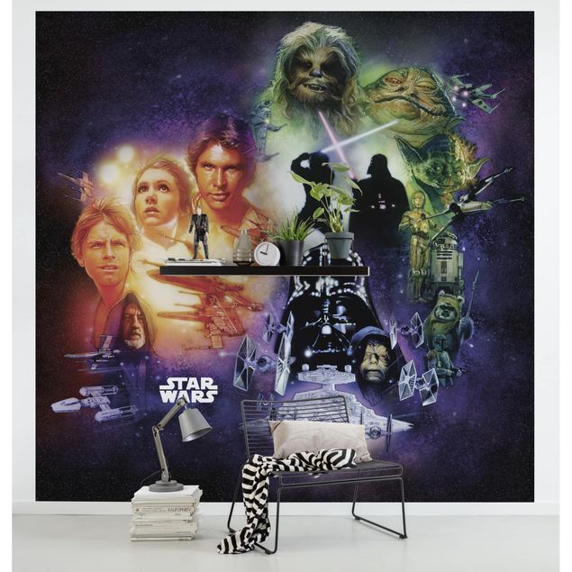 Carta da parati|Star Wars Classic Poster Collage