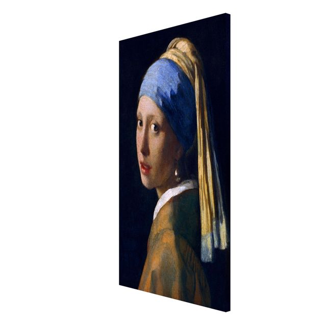 Lavagna magnetica - Jan Vermeer van Delft - Ragazza con l'orecchino di perla - Formato verticale 4:3