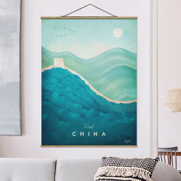 Foto su tessuto da parete con bastone - Poster di viaggio - Cina - Verticale 4:3