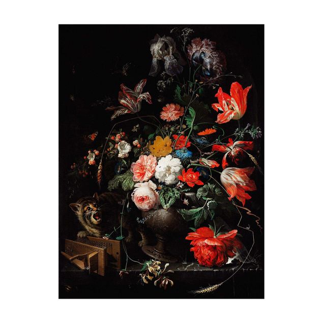 Tappeti moderni colorati Abraham Mignon - Il bouquet rovesciato