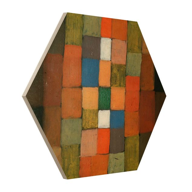 Esagono in legno - Paul Klee - Aumento