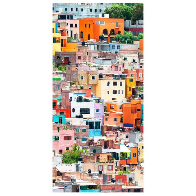 Tenda a pannello - Coloured house facades Guanajuato 250x120cm