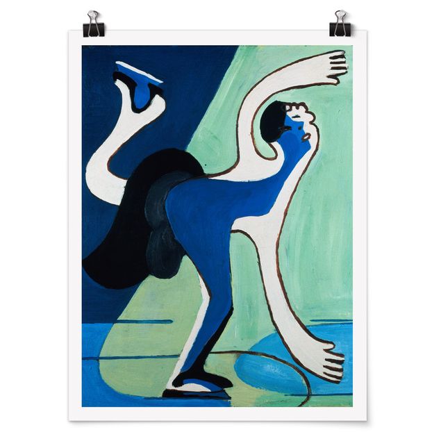 Poster - Ernst Ludwig Kirchner - pattinatore - Verticale 4:3