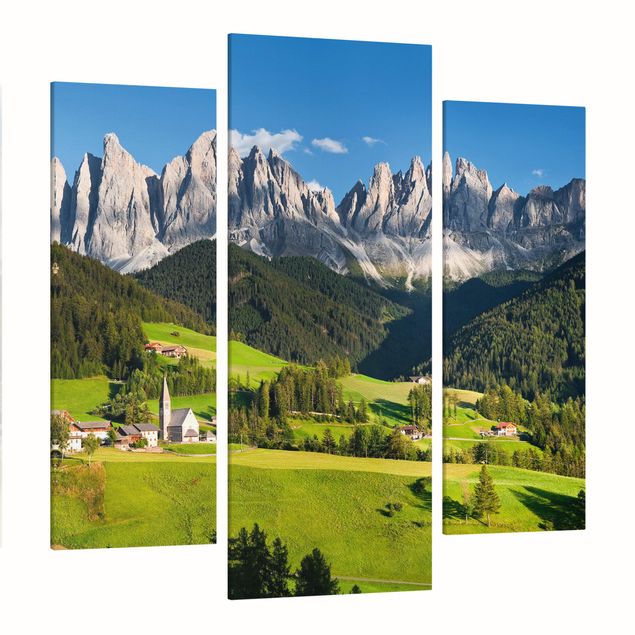 Quadri moderni per soggiorno Odle in Alto Adige