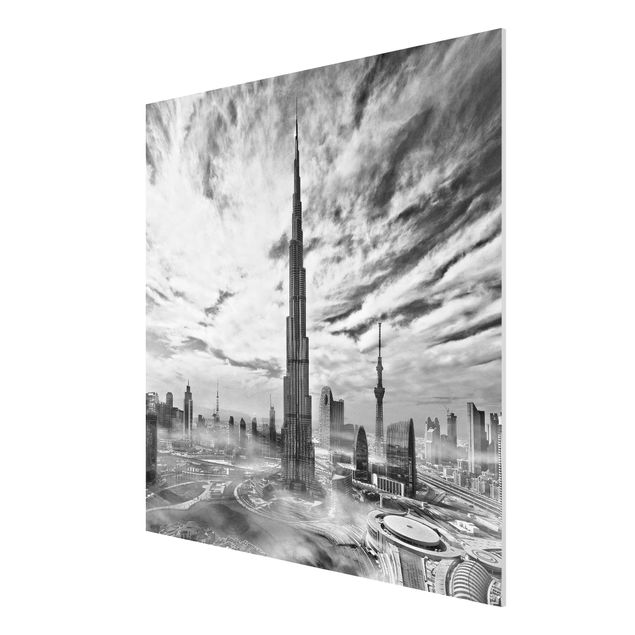 Quadro in forex - Dubai Super Skyline - Quadrato 1:1